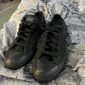 Converse Black Canvas Sneakers